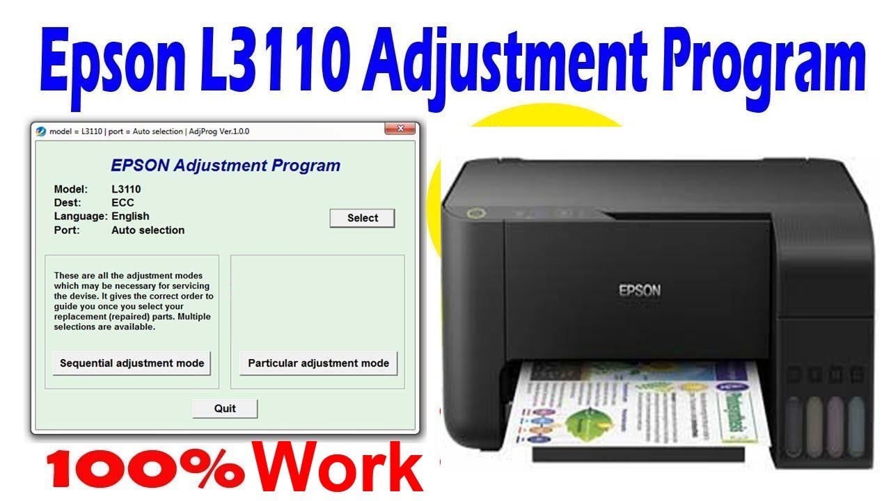 epson l3150 resetter adjustment program download